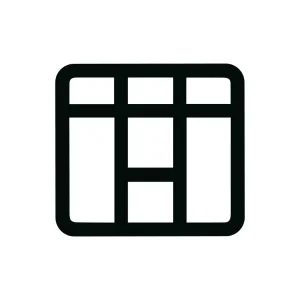 Line Art Layout Grid Interface Application Icon
