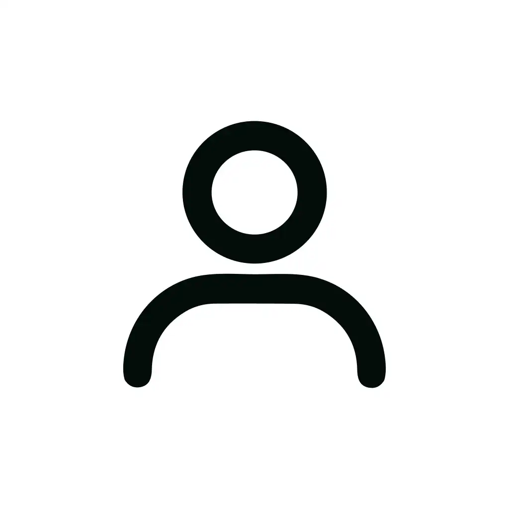 Simple Line Person Profile User Avatar Icon