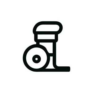 Outline Simple Vacuum Cleaner Appliance Domestic Icon