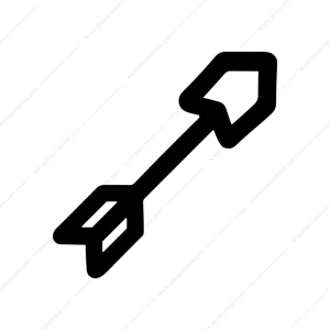 Outline Handdrawn Simple Arrow Symbol Direction Element Icon