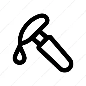 Outline Minimalist Glue Tube Dispenser Adhesive Supply Icon