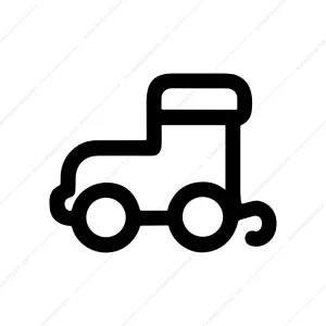 Simple Outline Irrigation Machine Minimalist Farming Icon