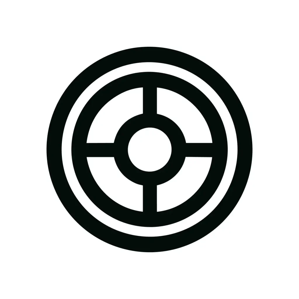 Simple Line Target Aim Crosshair Focus Symbol Shape Icon Graphic