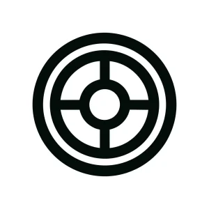 Simple Line Target Aim Crosshair Focus Symbol Shape Icon Graphic