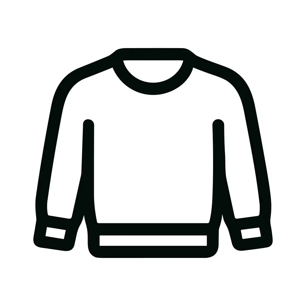 Simple Outline Pullover Style Clothes Fashion Icon