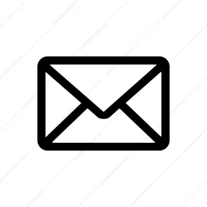 Outline Simple Envelope Mail Message Symbol Icon