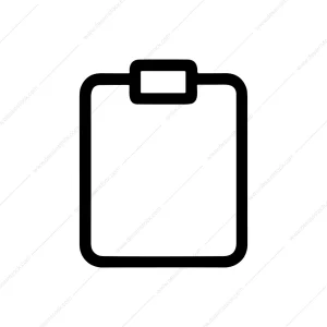 Line Simple Clipboard Document Paper Information Graphic Icon