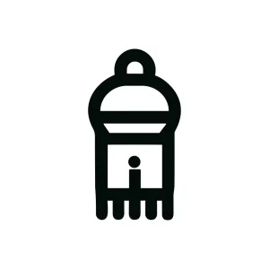 Outline Line Simple Thermionic Valve Lamp Tube Bulb Electronic Icon