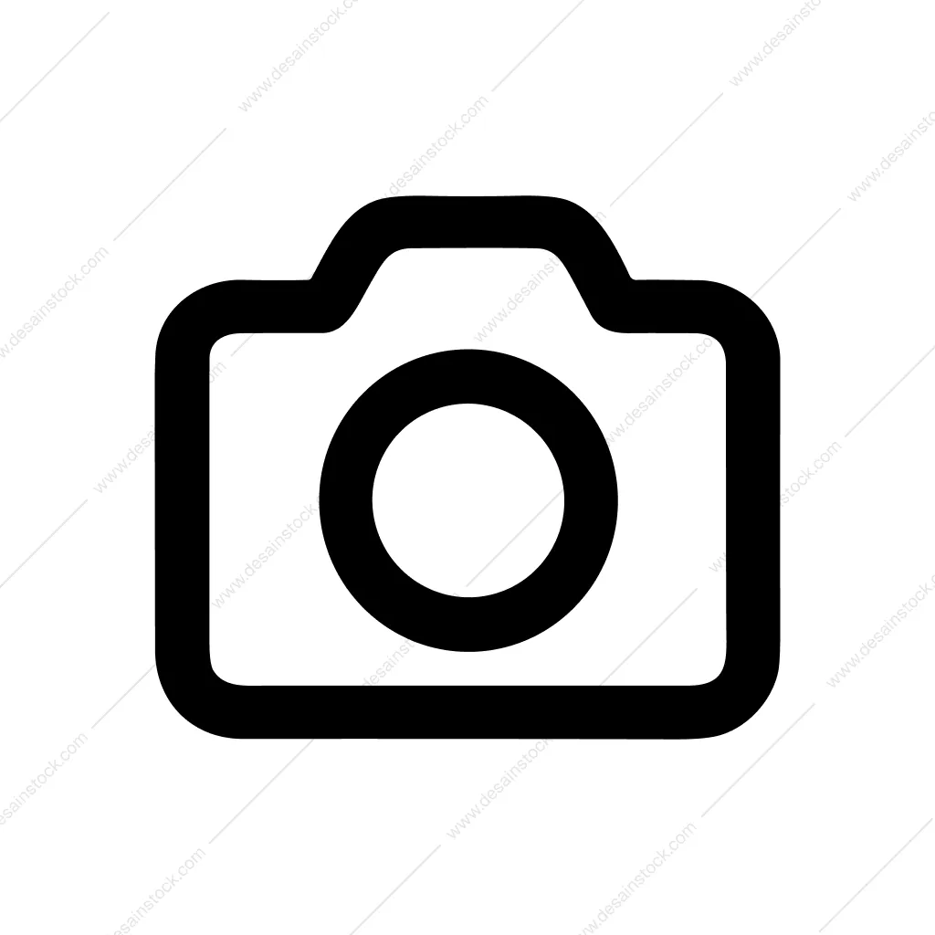 Simple Lineart Camera Device Equipment Minimalistic Style Icon