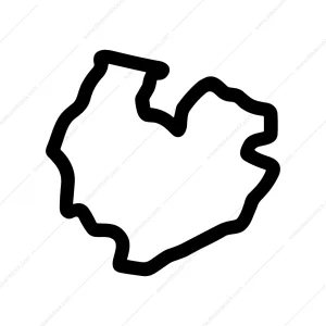 Simple Handdrawn Abstract Squiggle Blob Shape Icon