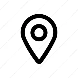 Simple Outline Pointer Location Symbol Navigation Icon