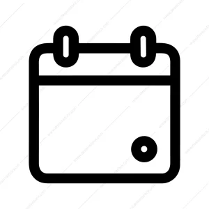 Minimalist Outline Calendar Schedule Appointment Date Icon