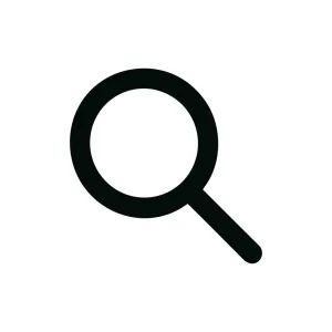 Simple Outline Magnifying Glass Search Tool Symbol Icon